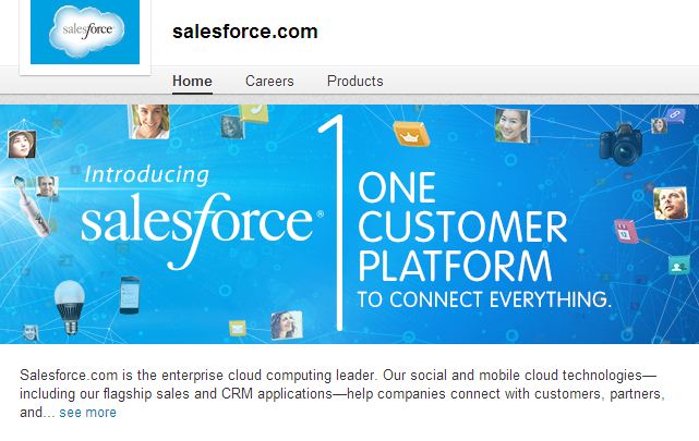 Salesforce LinkedIn Company Page