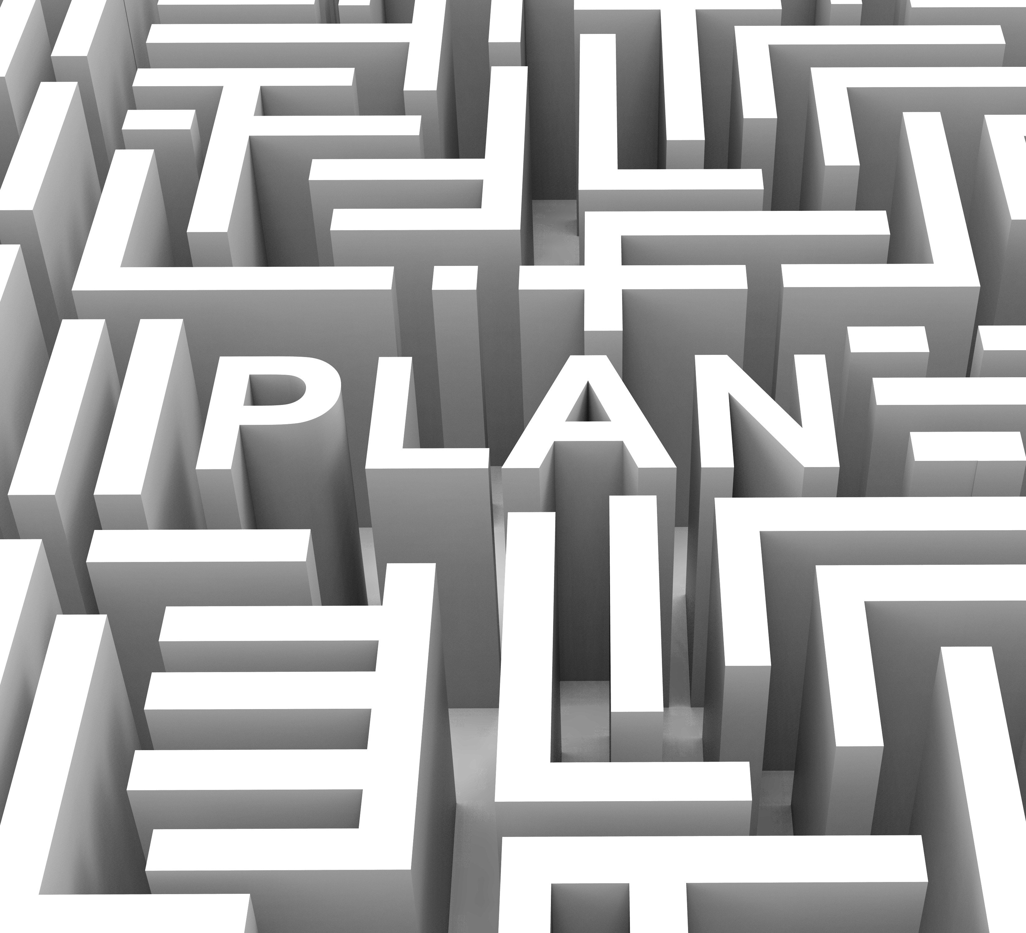 Plan Word Shows Guidance Or Business Planning