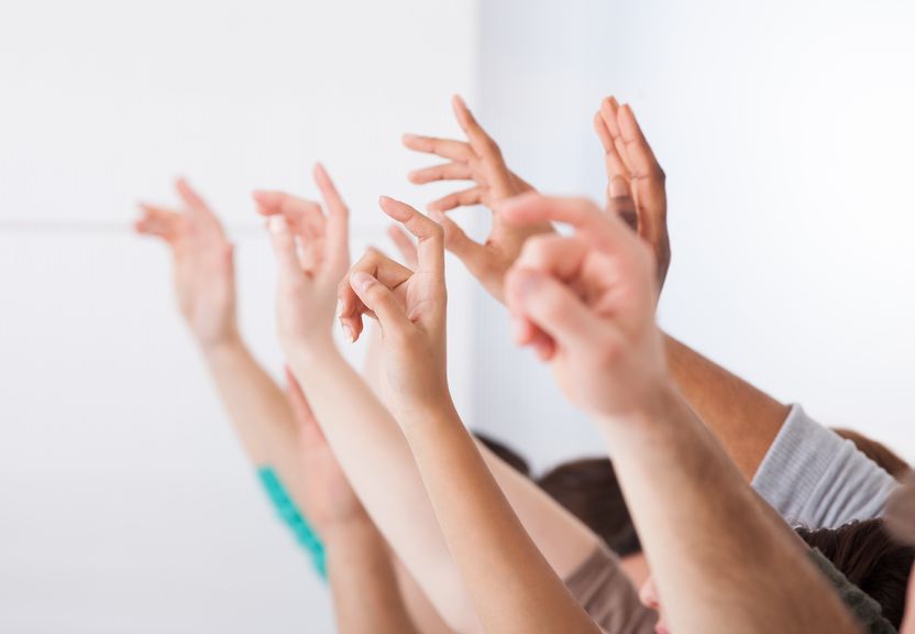 Raising Hands